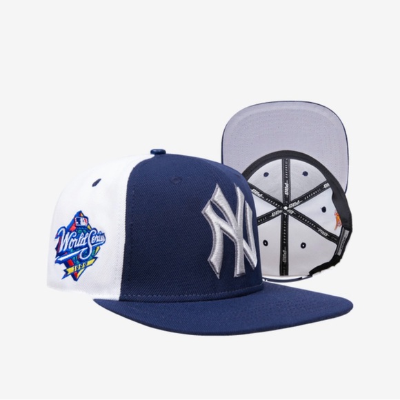 Pro Standard Yankees Chrome Wool Snapback Adjustable Hap Cap - Picture 1 of 6
